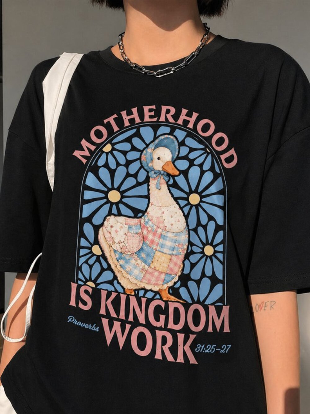 Motherhood Is Kingdom Work T-shirt, Christian Mom Tee